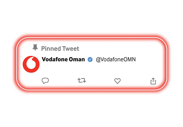 Together We Can Twitter Sticker by Vodafone Oman