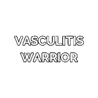 TeamVasculitis chronic illness spoonie rare disease vasculitis Sticker