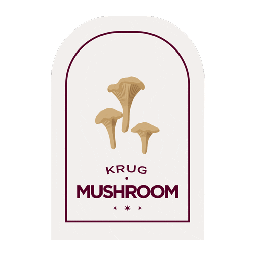 Krugchampagne mushroom krug worldofcraft krugchampagne Sticker