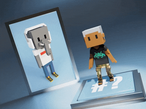 Meebits giphyupload crypto good morning nft GIF