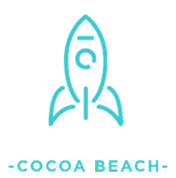 outer space rocket Sticker by Space Coast Office of Tourism