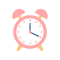 alongavecnana time clock alongavecnana cestlheure Sticker