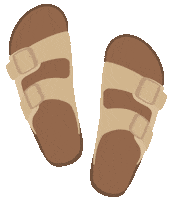 Beach Shoes Sticker