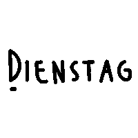 Dienstag Sticker by Heldenglück