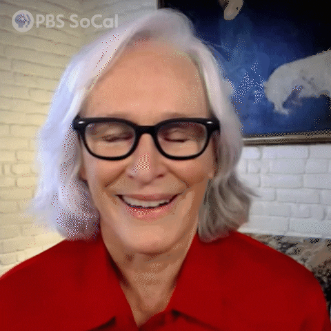 Oh Stop Glenn Close GIF by PBS SoCal