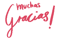 Letters Gracias Sticker