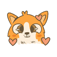 Corgilove Love Sticker