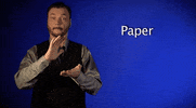 sign language paper GIF by Sign with Robert