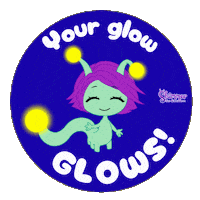I Love You Heart Sticker by ShimmertheGlowworm