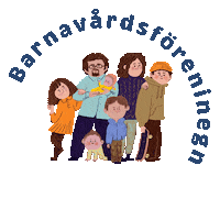 Barnavard barnavard barnavårdsföreningen barnavardsforeningen barnvardsforeningen Sticker