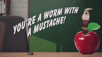 Worm With A Mustache