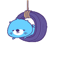 Relax Swing Sticker by OtterSmile
