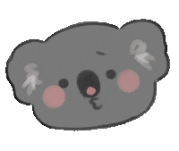 2sseeookk tired koala 累 無尾熊 Sticker