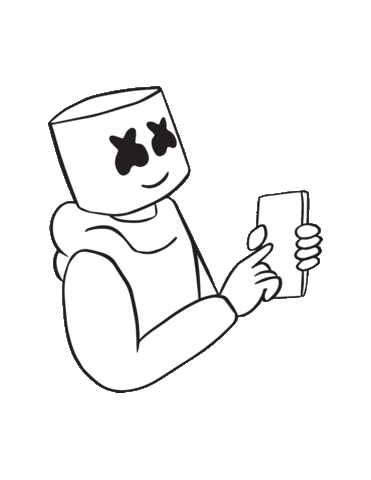 Happy Sticker Sticker by Marshmello