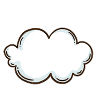 sky cloud Sticker
