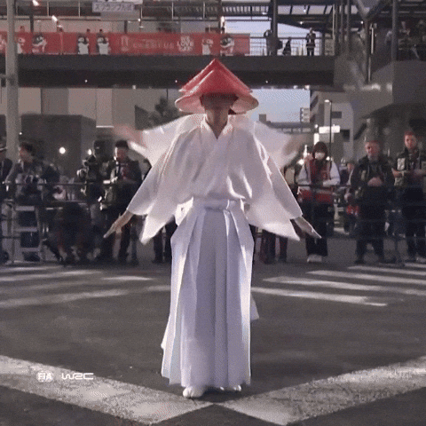 Dance Japan GIF by FIA World Rally Championship