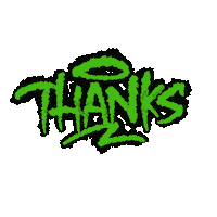 Thanks Thank You Sticker