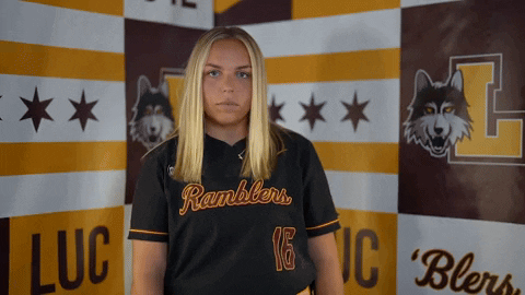 Loyola Softball GIF by LoyolaRamblers