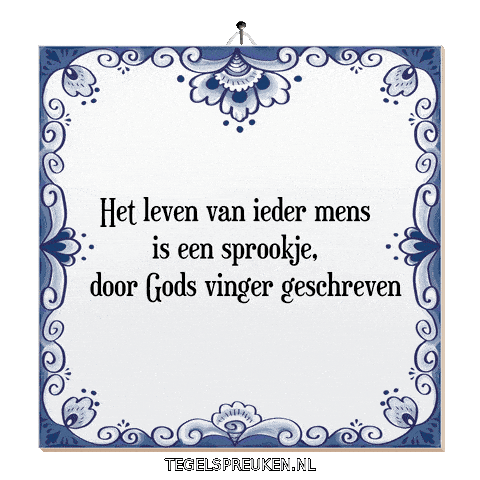 Hoop Wonder Sticker by Tegelspreuken.nl