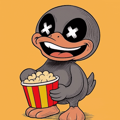 Bill Hader Popcorn GIF by Dead Ducks Collective