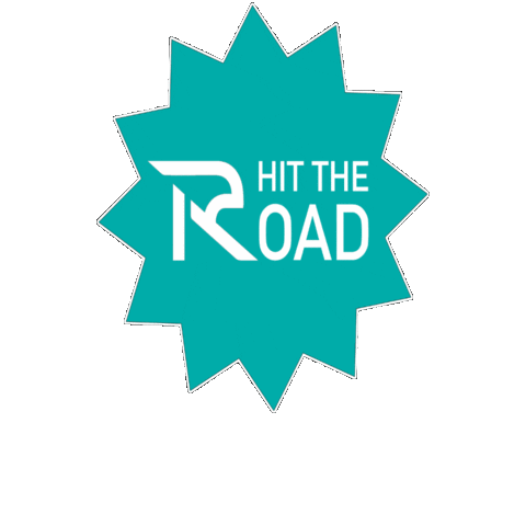 Moving Hit The Road Sticker by rockbird