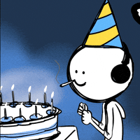 Celebrate Happy Birthday GIF by CC0 Studios