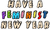 New Year Feminism Sticker