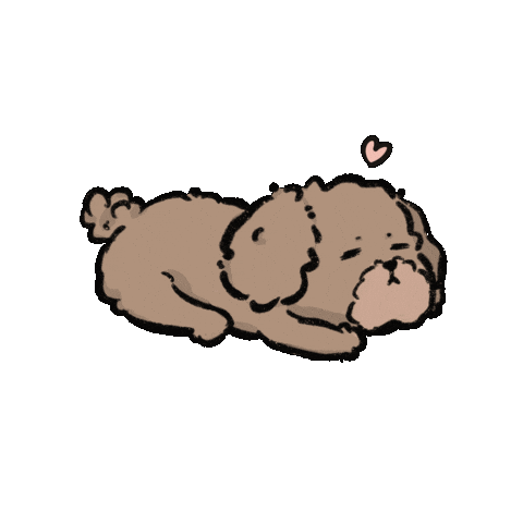 nllove giphyupload dog puppy sleep Sticker