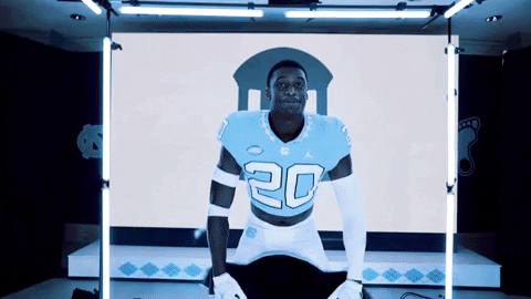North Carolina Football GIF by UNC Tar Heels