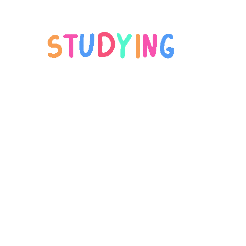 Student Studying Sticker