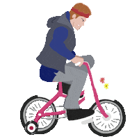 Running Late On My Way Sticker by Henry Fernando Naven