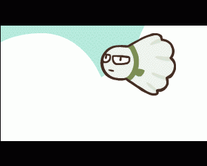 badass badminton GIF
