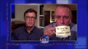 Stephen Colbert GIF by The Late Show With Stephen Colbert