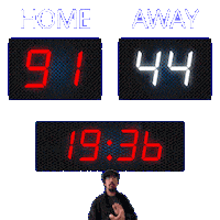 44 Away Sticker