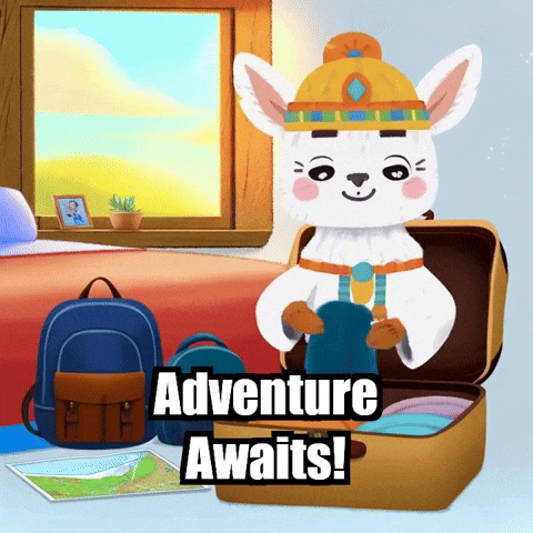 Vacation Packing GIF by Llamaozi