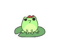 Seamor sassy frog oh yeah fight me Sticker