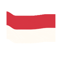 Indonesia Flag Celebration Sticker