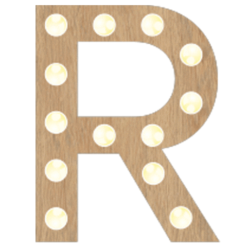 Typography Lights Sticker by TELEUKTROUWEN