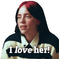 Billie Eilish Love Sticker by Variety