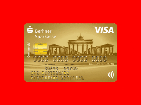 Credit Card Gold GIF by Berliner Sparkasse