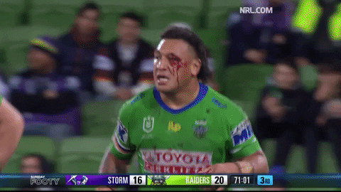 Josh Papalii Nrl GIF by Canberra Raiders