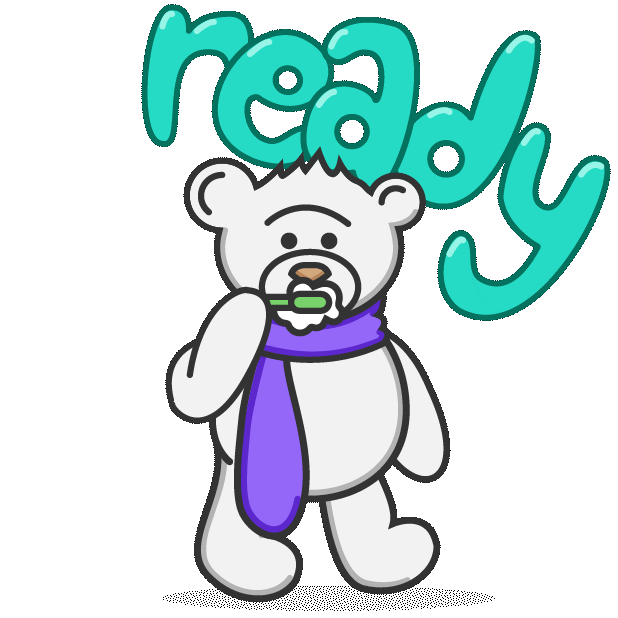 Morning Getting Ready Sticker