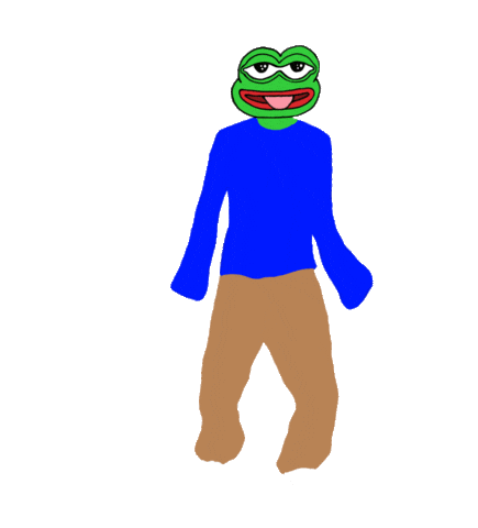 Dancer Frog Sticker by LS528
