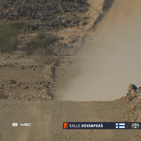 Flying On My Way GIF by FIA World Rally Championship