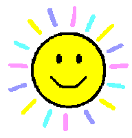 Sunny Day Sun Sticker