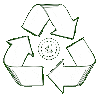 sboji green go planet save Sticker