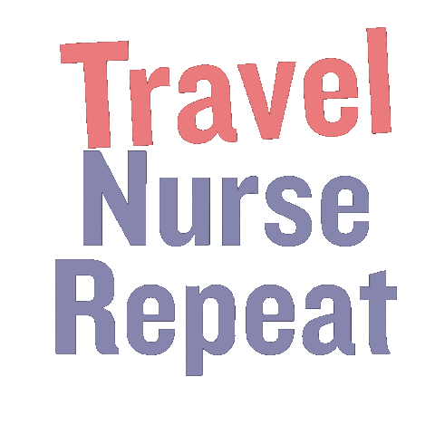 CrossCountryHealthcare giphyupload travel nurse nursing Sticker
