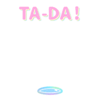 Ta Da Appear Sticker