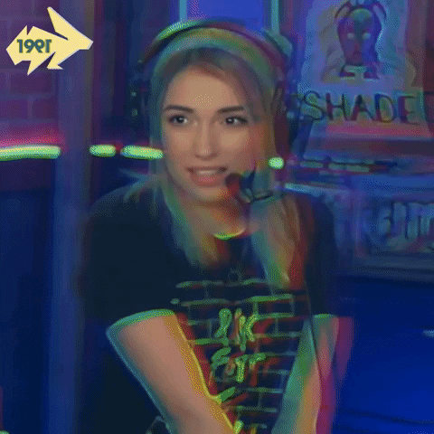 hyperrpg giphygifmaker reaction twitch scared GIF