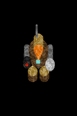 omarsaurio giphyupload robot python voxel GIF